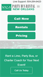 Mobile Screenshot of partybusrentalneworleans.com